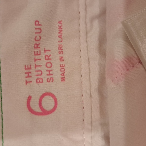 Lilly Pulitzer Buttercup Pink Tusk in Sun Elephant Scalloped Hem Shorts - Picture 8 of 9